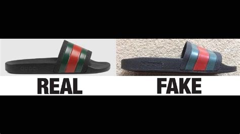 gucci rubber sandals replica|how to authenticate gucci slides.